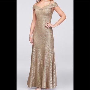 Glitter Lace Mermaid Dress